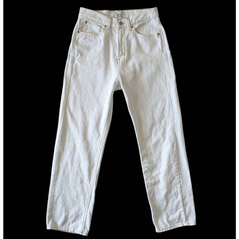 BDG Urban Outfitters High Waisted Cowboy Jean White Size 29 Straight Leg Denim